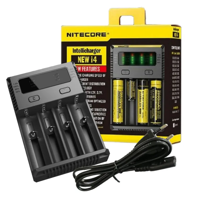 Chargeur New I4 Nitecore Intellicharger Chargeur New I4 Nitecore Intellicharger