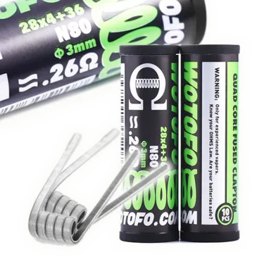 Quad Core Fused Clapton Coils 4x28G + 36G - Wotofo