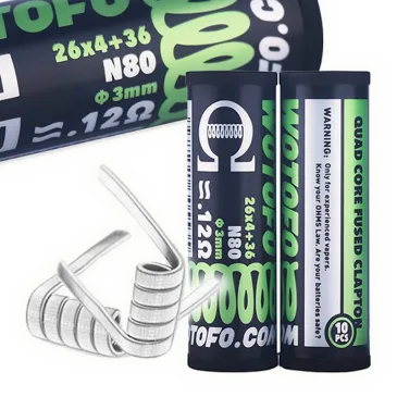 Quad Core Fused Clapton Coils 4x26G + 36G - Wotofo