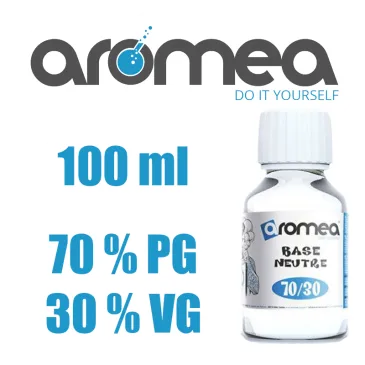 CHTI-VAPOTEUR-DIY-70-300MG-AROMEA-base-neutre-100ml-70%-PG-30%-VG-aromea