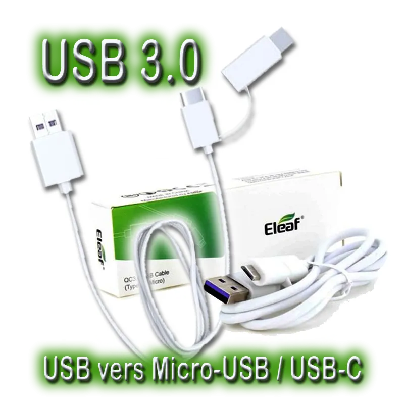 CHTI-VAPOTEUR-CHA-USB3-QC-MUSB-USBC_chargeur-cable-usb-3-QC-2A-micro-usb-usb-c-Eleaf