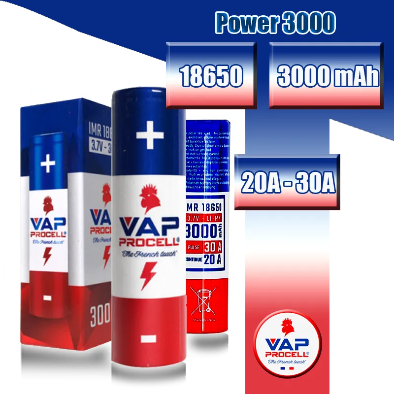CHTIVAPOTEUR-ACC-VAPPROCPWERIMR3000-20A_accumulateur-power-3000-imr-3000mah-20a-35a-pulse-vap-procell