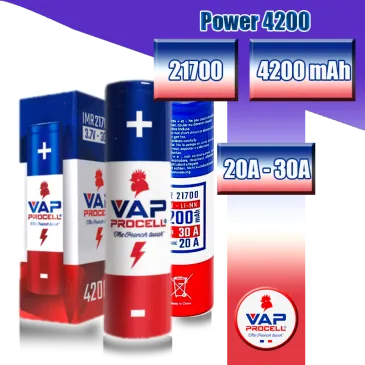 CHTIVAPOTEUR-ACC-VAPPROCPWERIMR4200-20A_accumulateur-power-4200-imr-21700-4200mah-20a-35a-pulse-vap-procell