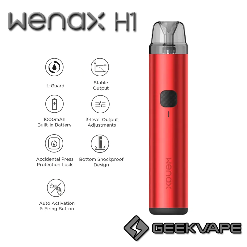 CHTIVAPOTEUR-KIT-WENAXH1-GEEKV-Kit Pod Wenax H1 - 1000mAh - Geek Vape