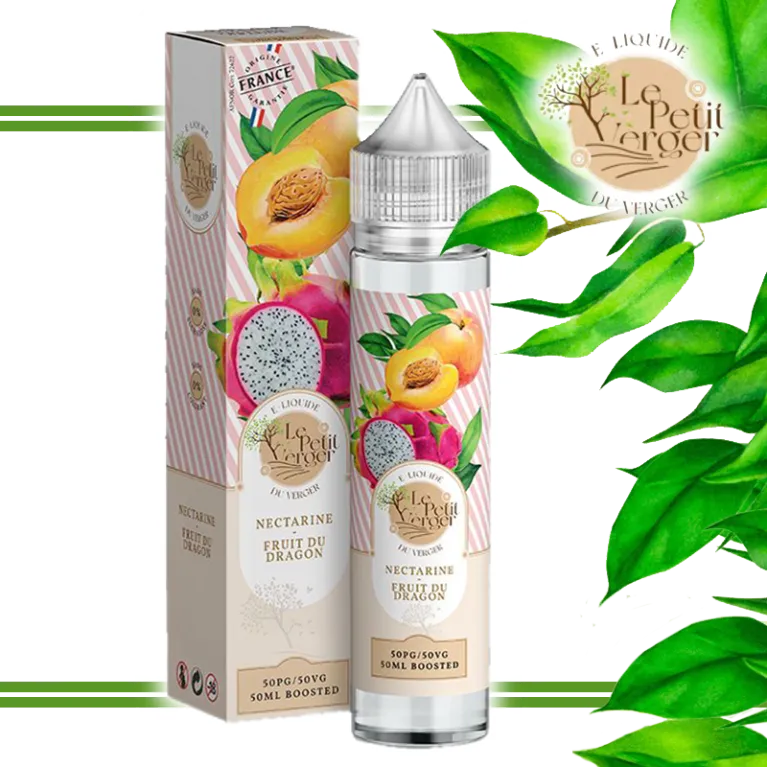 CHTIVAPOTEUR-LIQ-SAVOU-PTITVERG-NECTDRAG-Nectarine Fruit du Dragon - King SIZE - Le Petit Verger - Savourea CHTIVAPOTEUR-LIQ-SAVOU-PTITVERG-NECTDRAG-Nectarine Fruit du Dragon - King SIZE - Le Petit Verger - Savourea