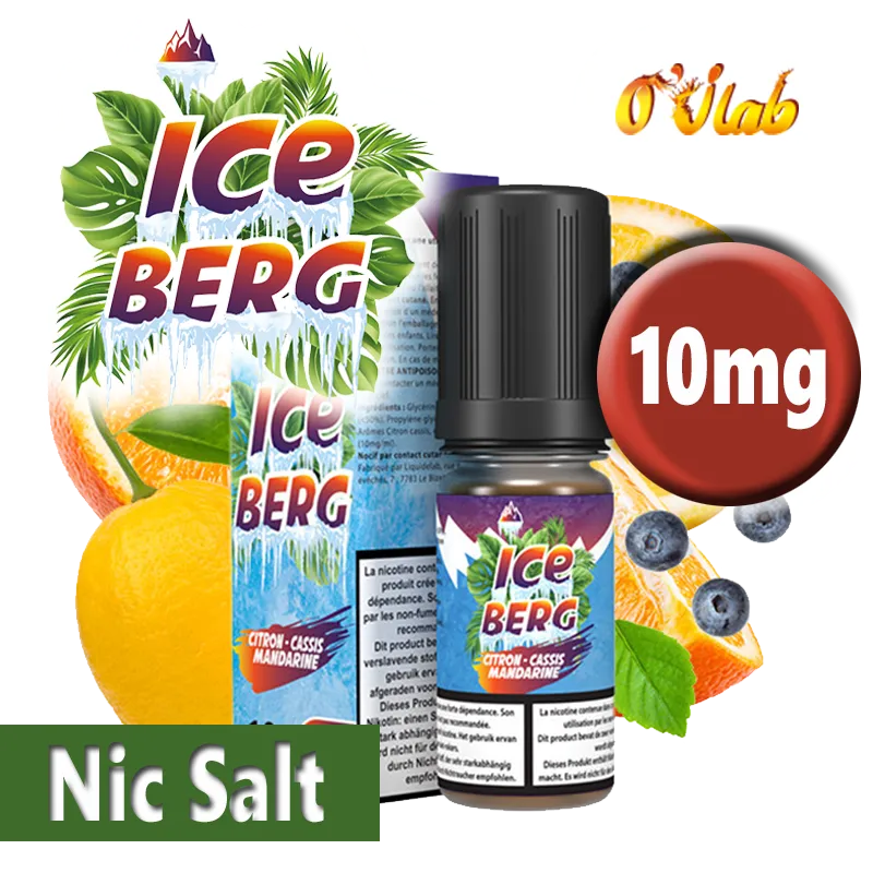 CHTIVAPOTEUR-LIOJLAB-SALT-ICECITCASOR-SALT Citron Cassis Mandarine - Iceberg - Oj Lab