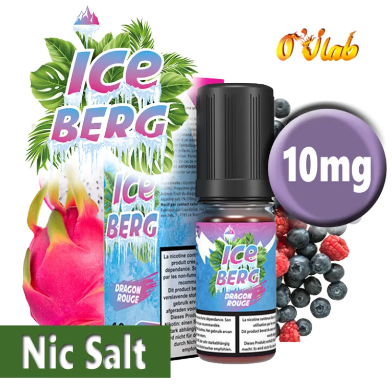 CHTIVAPOTEUR-LIOJLAB-SALT-ICEDRAROUG-SALT Dragon Rouge - Iceberg - Oj Lab