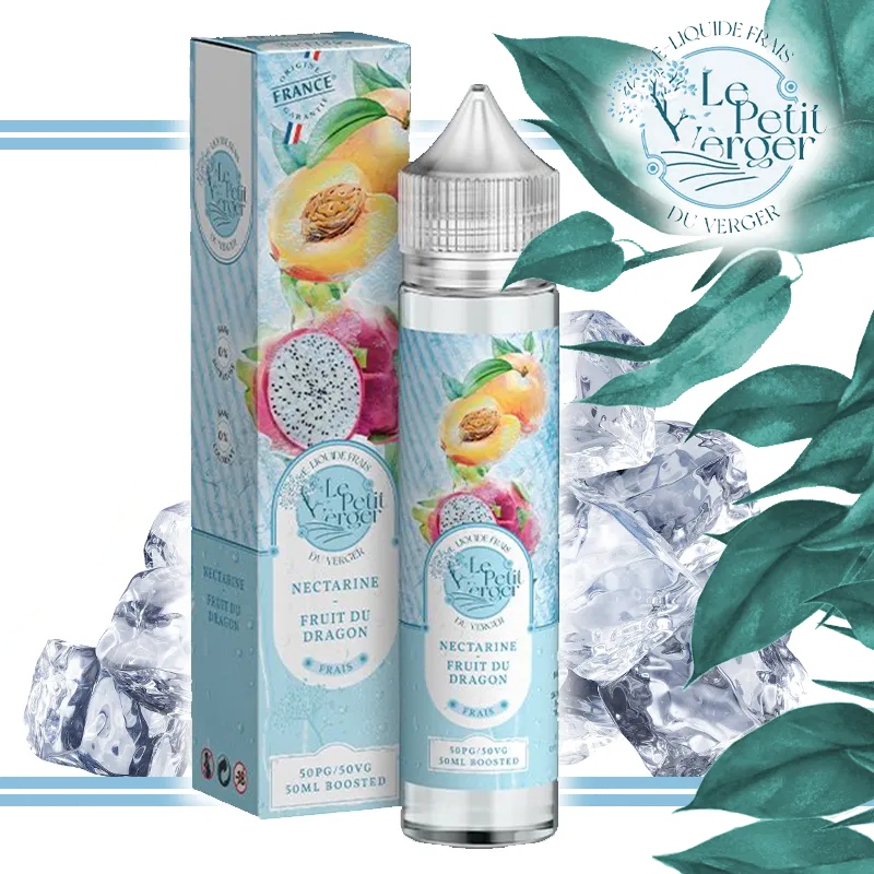 CHTIVAPOTEUR-liq-sav-ptvergfrai-nectdrag-50ml-nectarine-fruit-du-dragon-frais-le-petit-verger-50ml-savourea