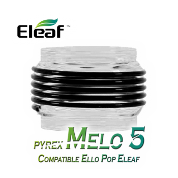 CHTI-VAPOTEUR-ACC-PYRMELO5-ELEAF-Noir-tube-pyrex-melo-5-ello-pop-noir-eleaf