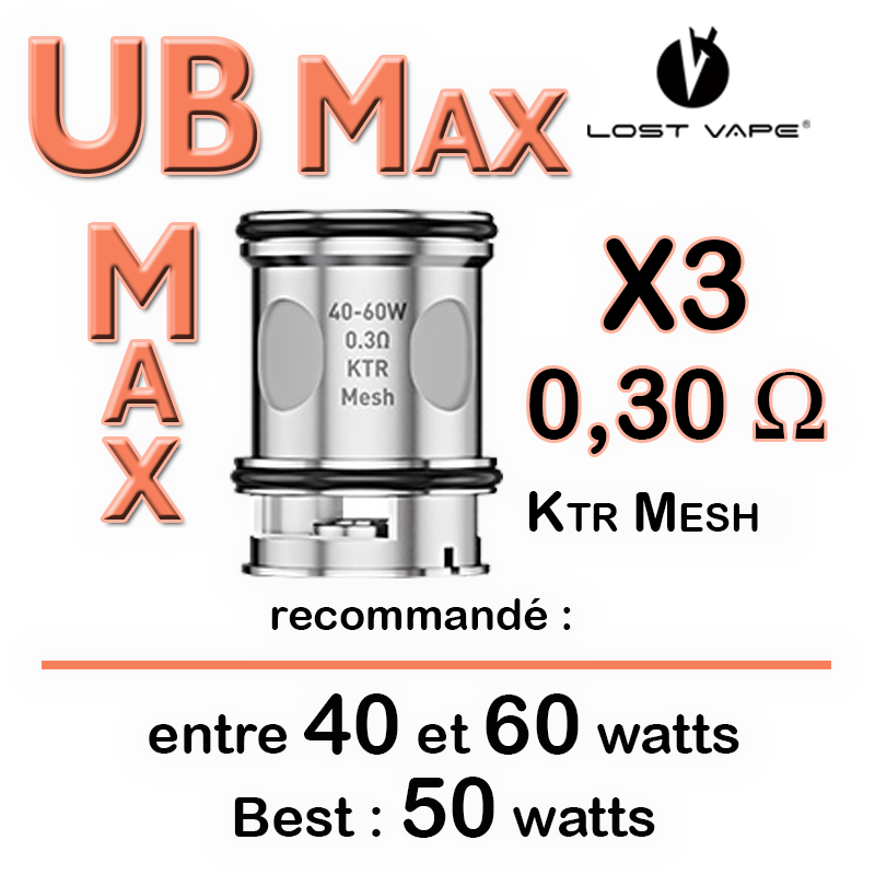 CHTIVAPOTEUR-RES-UBMAXCENTAUR-LOSTVAP-X3-0.30o_resistance-ub-max-centaurus-x3-0,30ohm-lost-vape