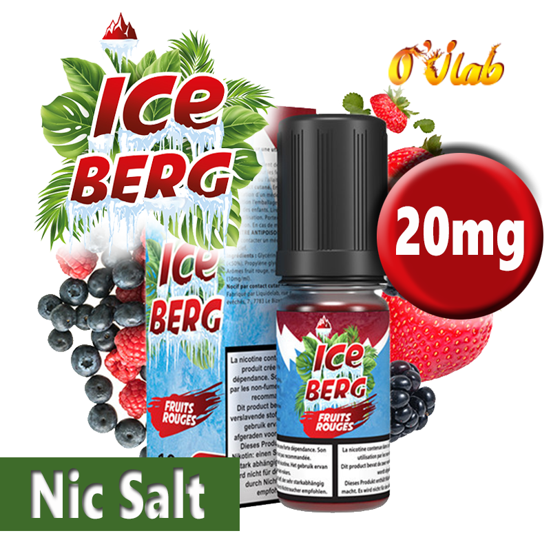 CHTIVAPOTEUR-LIOJLAB-SALT-ICEFRTROUG-SALT Fruits Rouges - Iceberg - Oj Lab