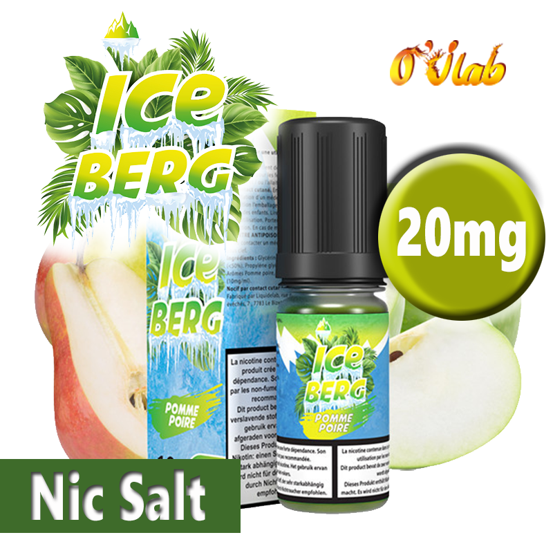 CHTIVAPOTEUR-LIOJLAB-SALT-ICEPOMPOIR-SALT Pomme Poire - Iceberg - Oj Lab