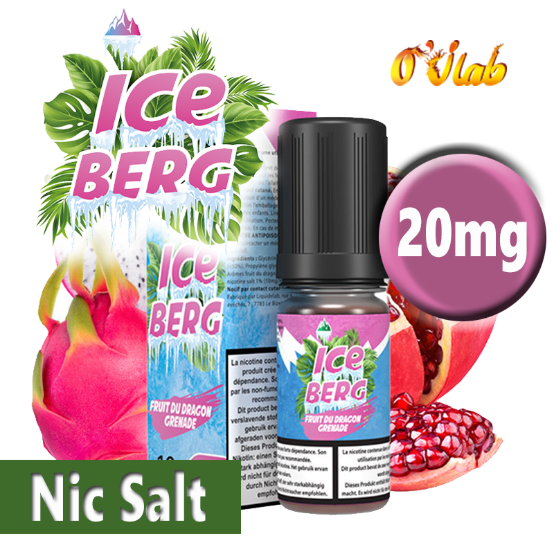 CHTIVAPOTEUR-LIOJLAB-SALT-ICEDRAGRENA-SALT Dragon Grenade - Iceberg - Oj Lab