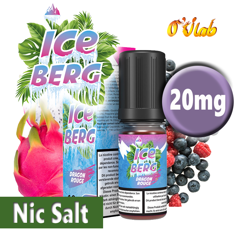 CHTIVAPOTEUR-LIOJLAB-SALT-ICEDRAROUG-SALT Dragon Rouge - Iceberg - Oj Lab
