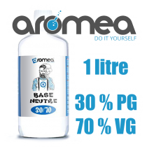Base 1 litre 30PG / 70VG - Aromea