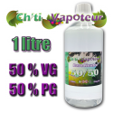 Base 50 PG / 50 VG - 1 Litre - Ch'ti Vapoteur