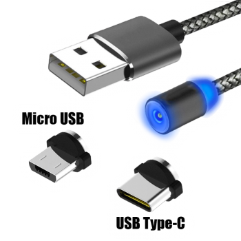 Câble USB type-C chargeur magnétique : charger transférer son mobile