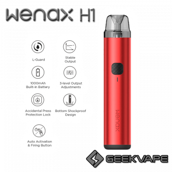 CHTIVAPOTEUR-KIT-WENAXH1-GEEKV-Kit Pod Wenax H1 - 1000mAh - Geek Vape