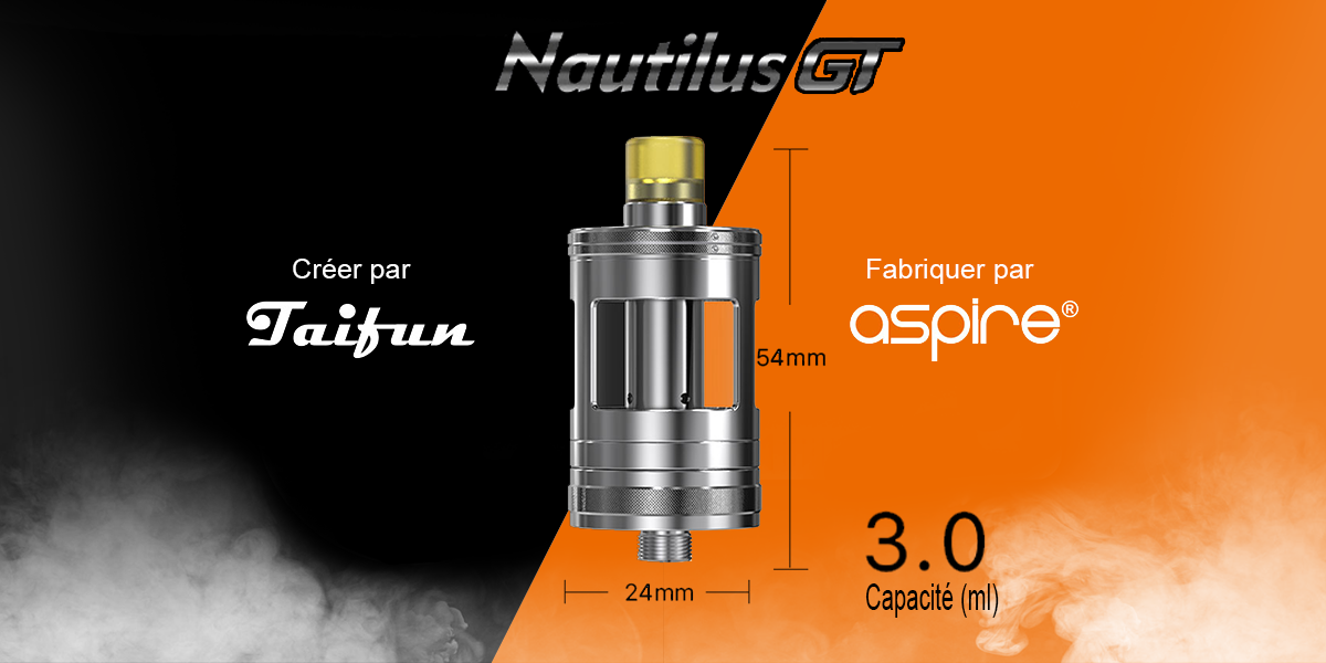 Présentation du clearomiseur Nautilus GT de chez Aspire