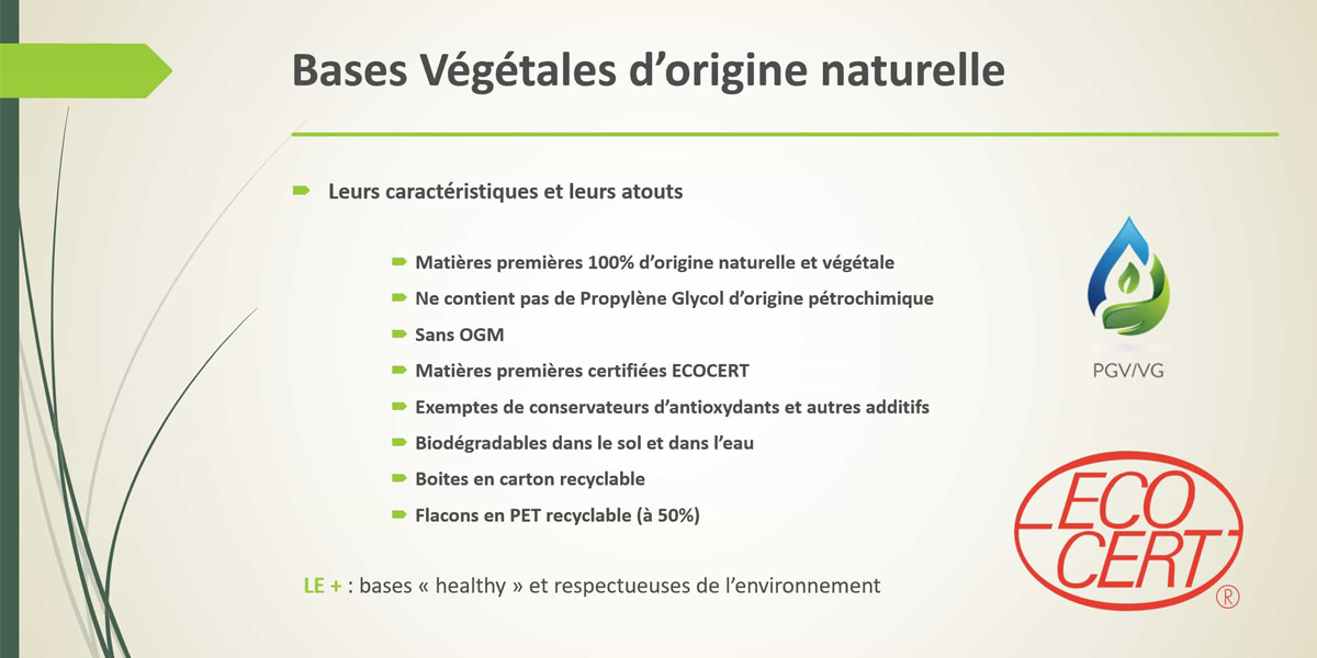 Presentation Ecocert Base 1 litre Végétale Aromea